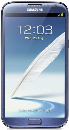 Смартфон Samsung Galaxy Note 2 GT-N7100 Blue - Барнаул