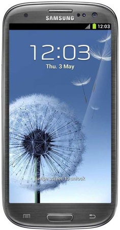 Смартфон Samsung Galaxy S3 GT-I9300 16Gb Titanium grey - Барнаул